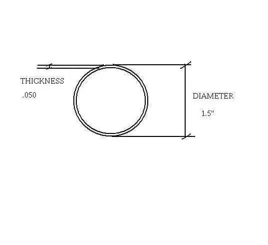 1.5" Polished Brass Tubing - High-Quality and Durable