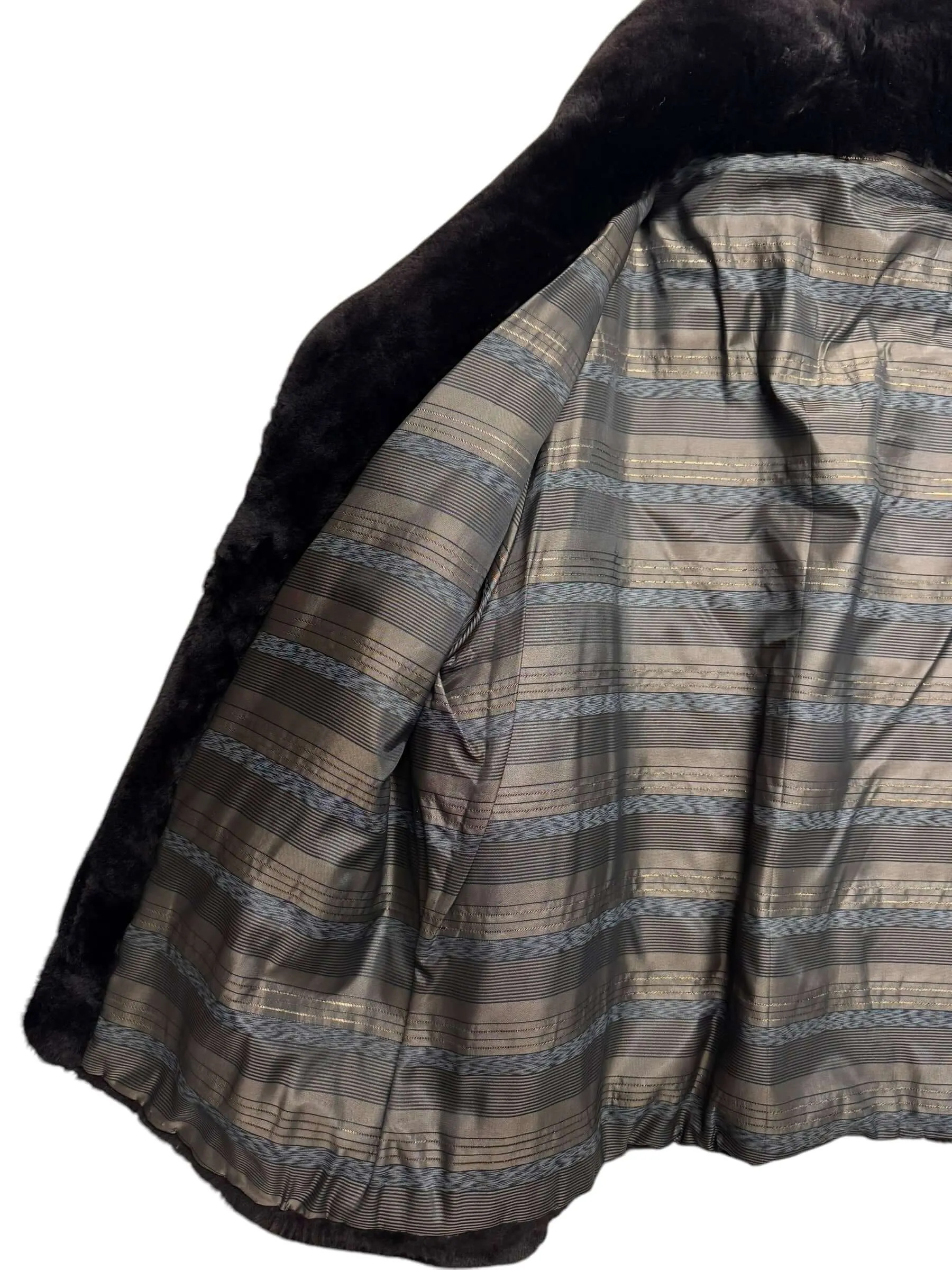 1930s Mouten Fur Coat L