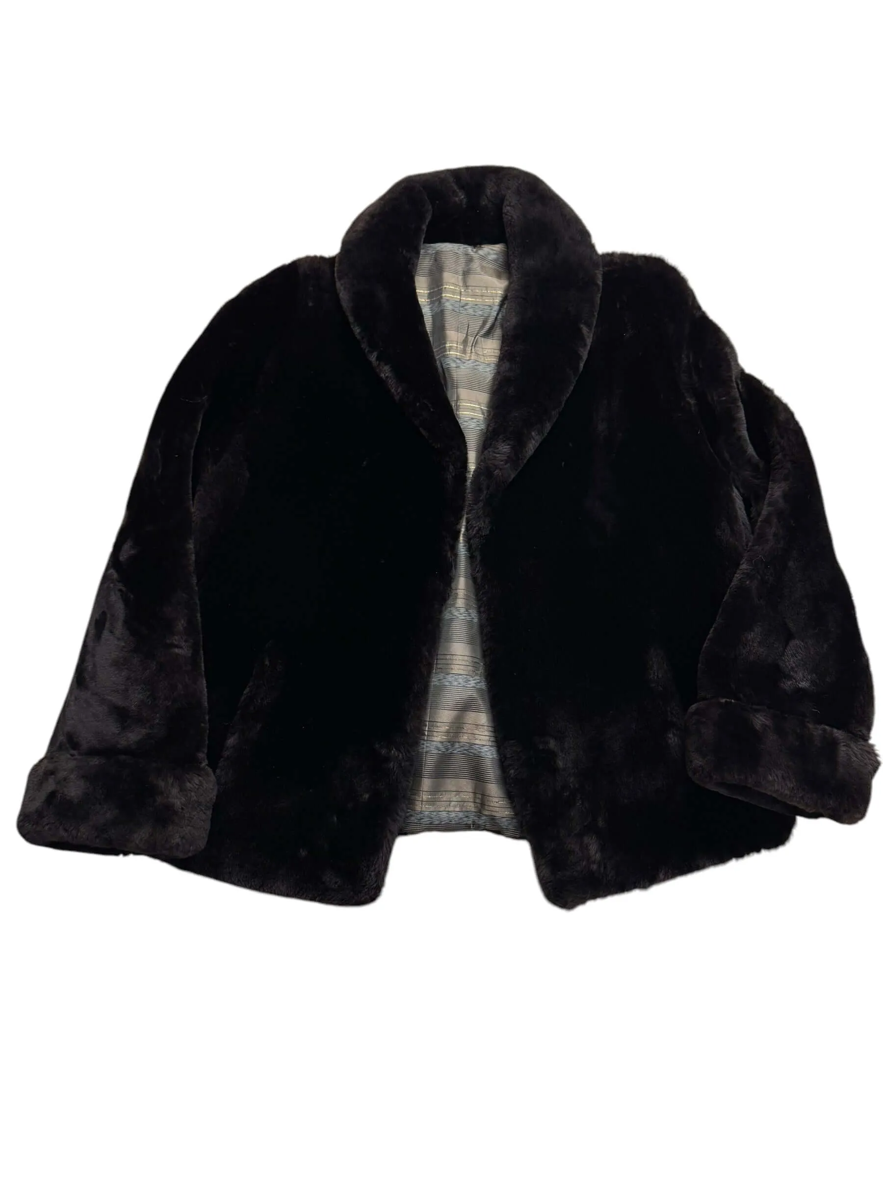 1930s Mouten Fur Coat L