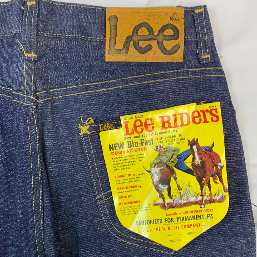 1960s Lee Rider Raw Denim Pant Jeans - W29