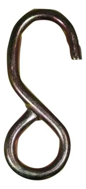 1" Zinc Plated S Hook | 10 PACK