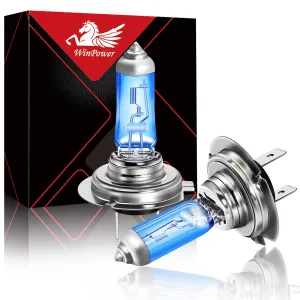 2pcs H7 Halogen Bulb 12V 55W Ultra Bright White 5500K Auto Headlights