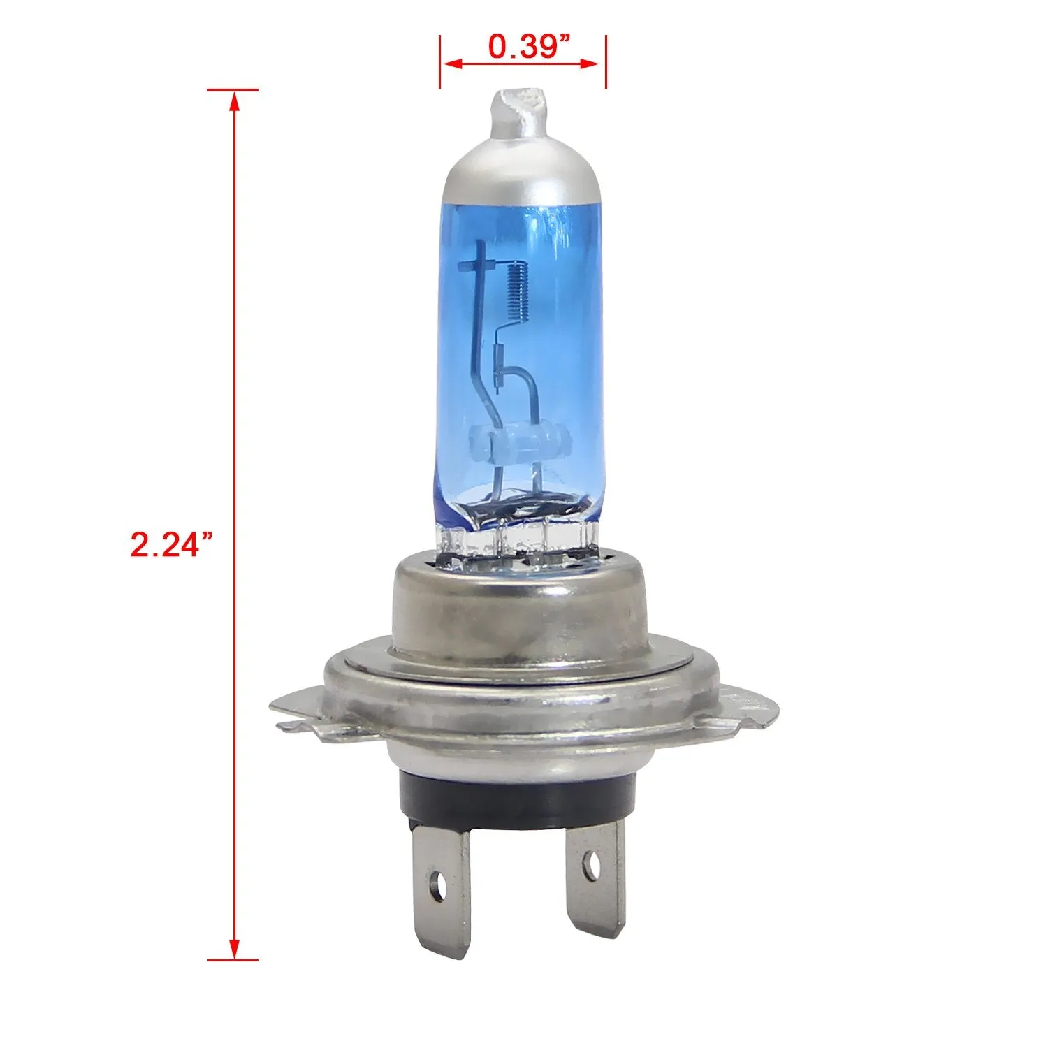 2pcs H7 Halogen Bulb 12V 55W Ultra Bright White 5500K Auto Headlights