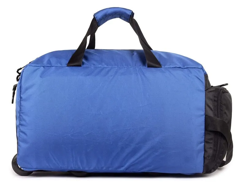 35L Travel Duffle Trolley - Waterproof, Stylish | Duffel Bag with Wheels | Royal Blue