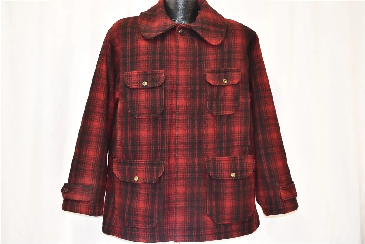 60s Woolrich 503 Wool Plaid Hunting Jacket Extra Large