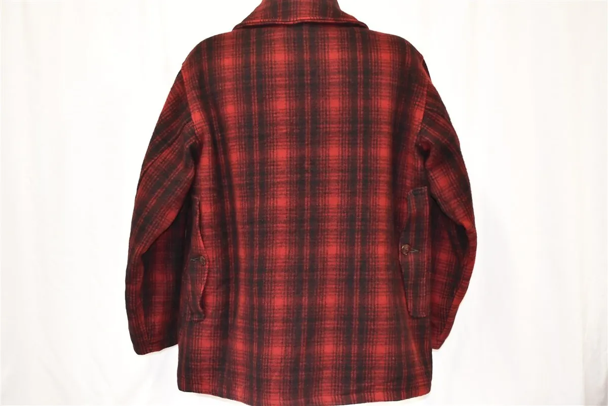 60s Woolrich 503 Wool Plaid Hunting Jacket Extra Large