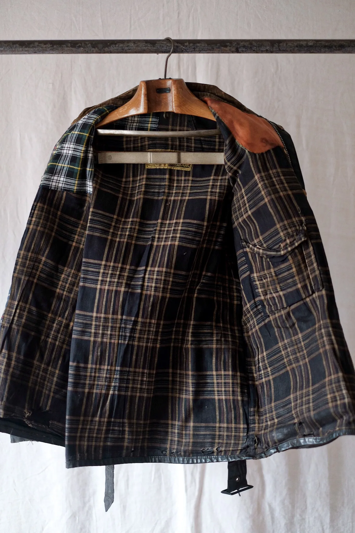 【~70's】Vintage Barbour "INTERNATIONAL SUIT" Yellow Label "Set Up"