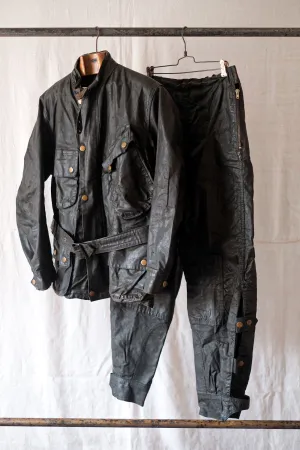 【~70's】Vintage Barbour "INTERNATIONAL SUIT" Yellow Label "Set Up"