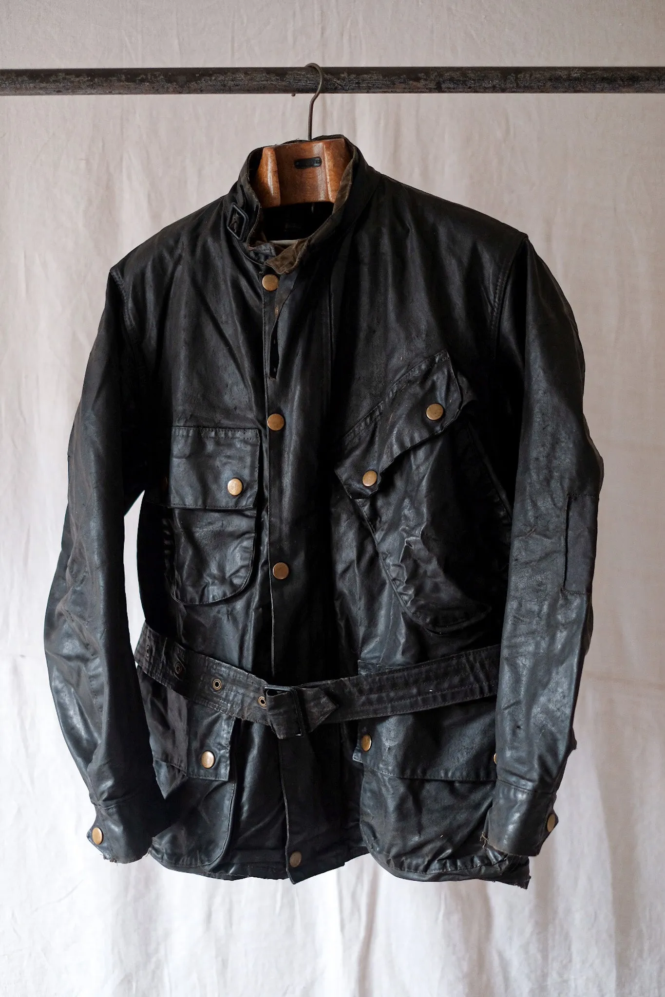 【~70's】Vintage Barbour "INTERNATIONAL SUIT" Yellow Label "Set Up"