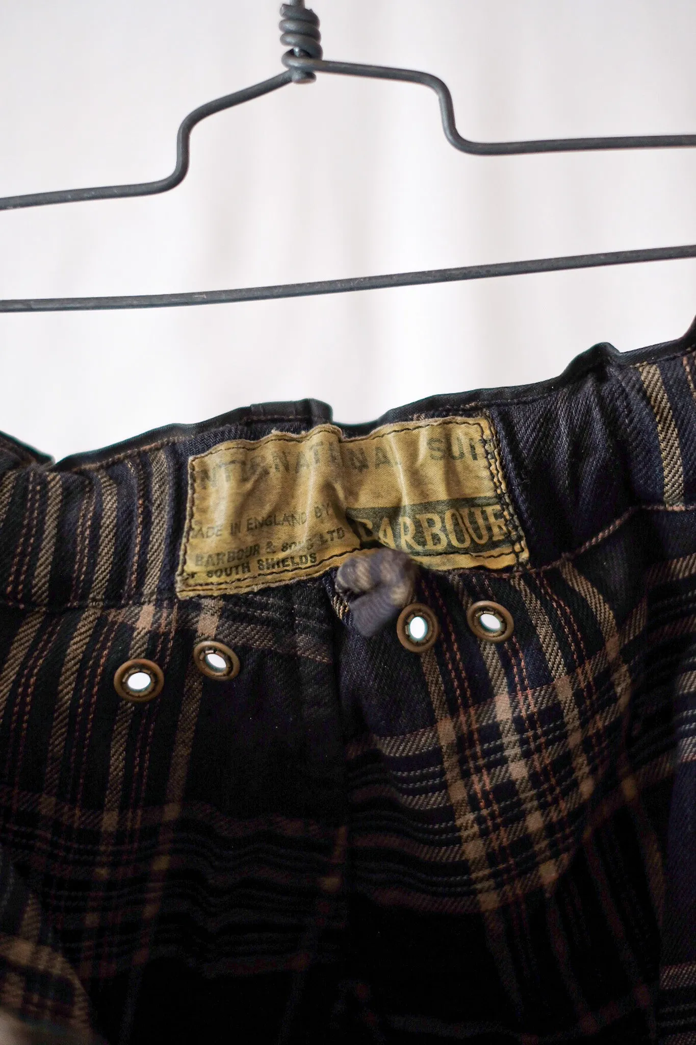 【~70's】Vintage Barbour "INTERNATIONAL SUIT" Yellow Label "Set Up"