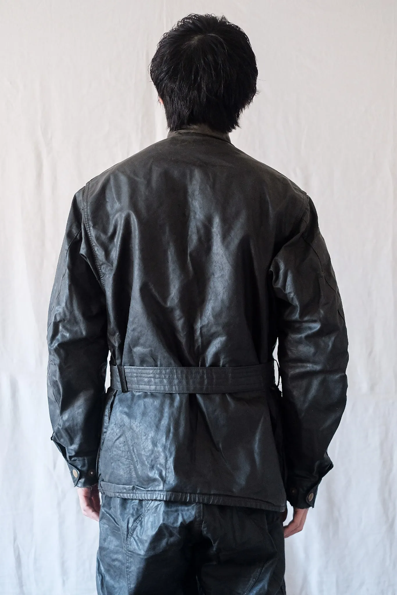 【~70's】Vintage Barbour "INTERNATIONAL SUIT" Yellow Label "Set Up"