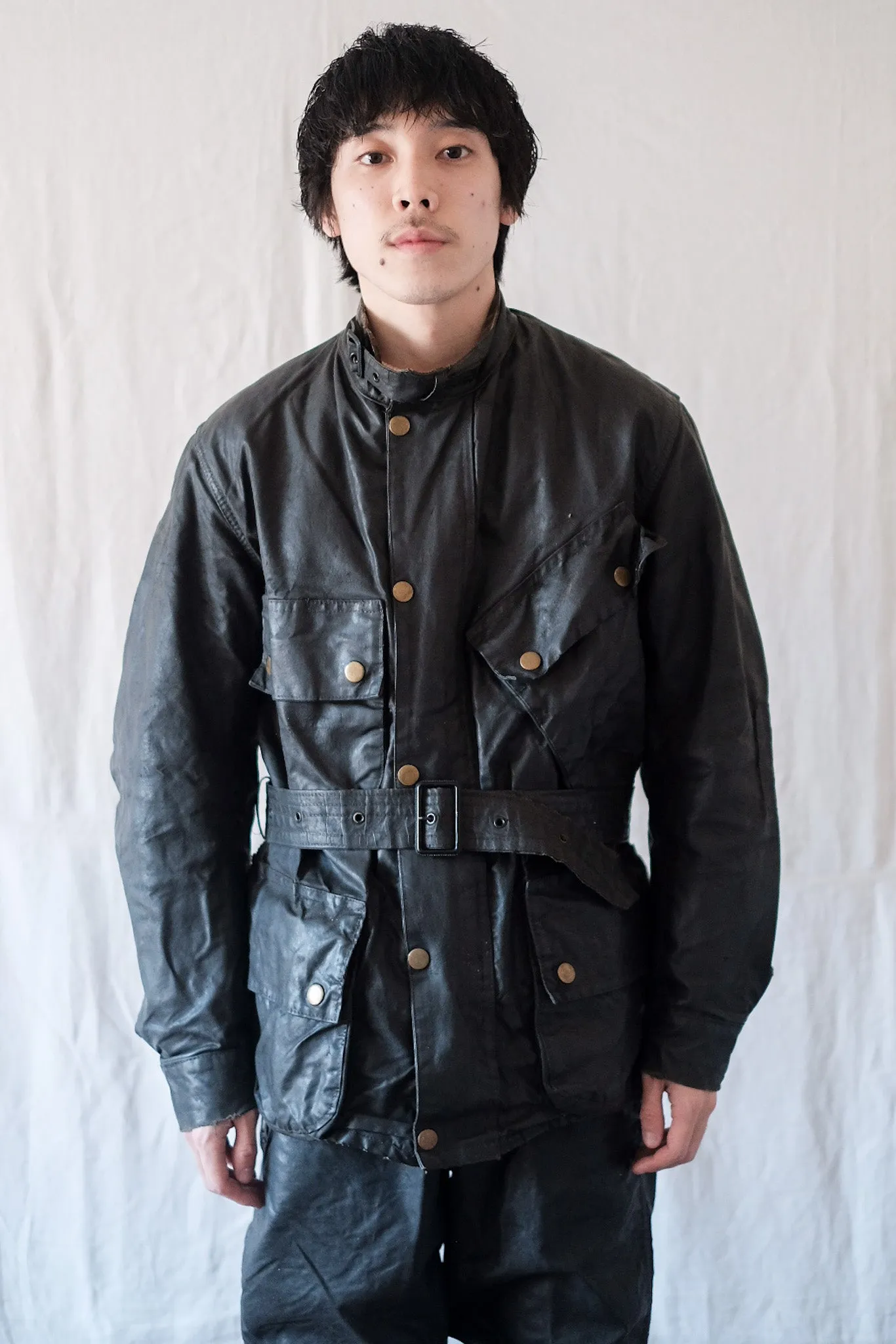 【~70's】Vintage Barbour "INTERNATIONAL SUIT" Yellow Label "Set Up"