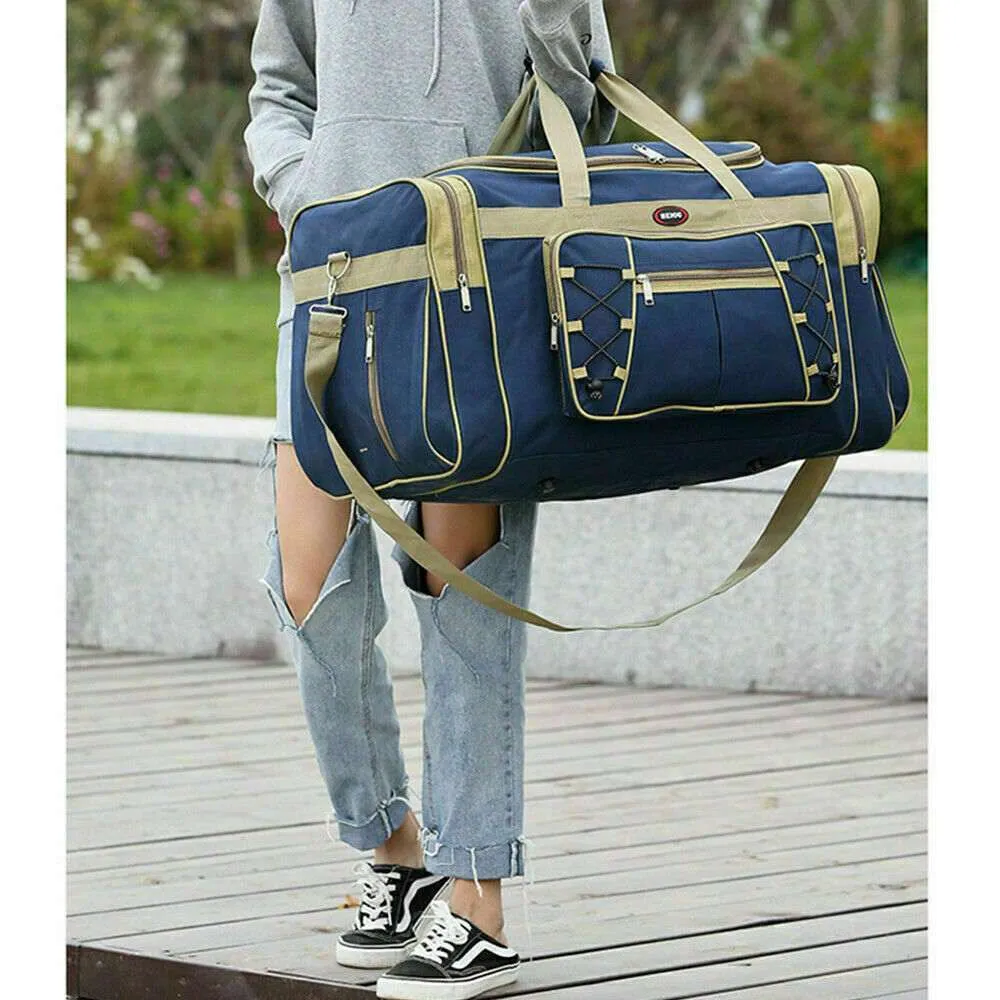 72L Waterproof Travel Sport Duffle Bag