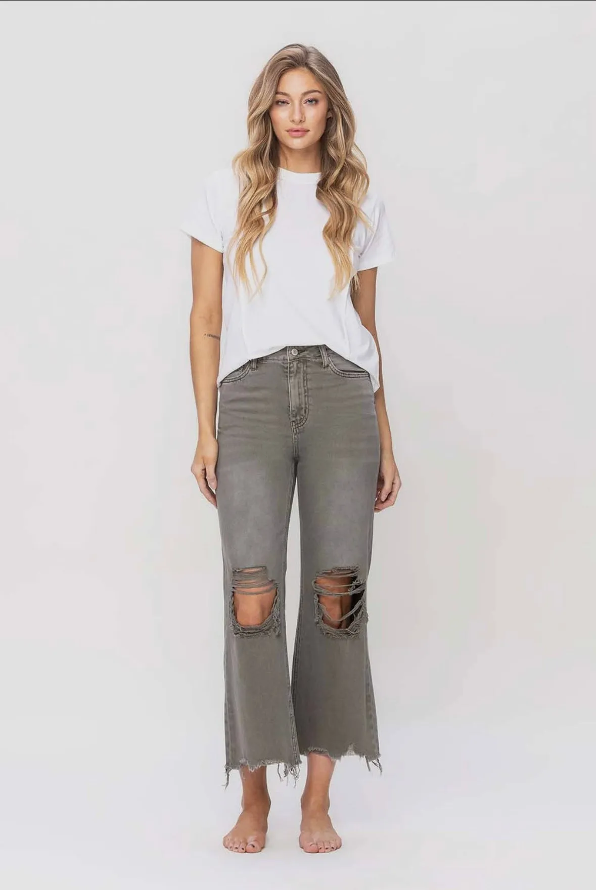90s Vintage Flare Jeans in Bettle
