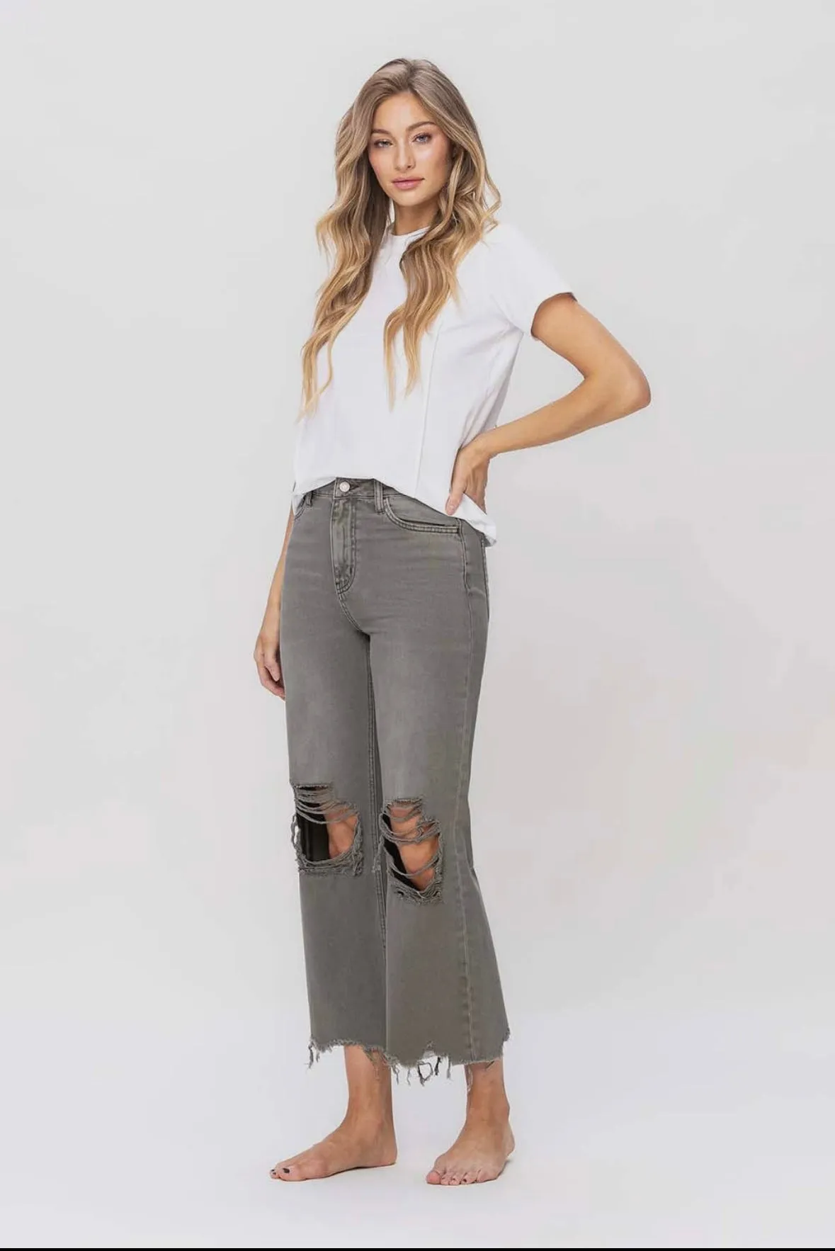 90s Vintage Flare Jeans in Bettle