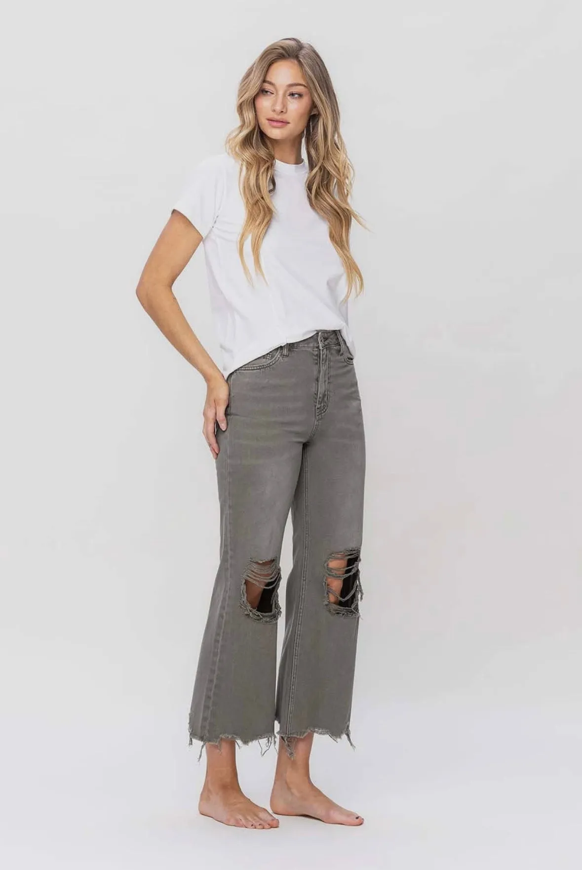 90s Vintage Flare Jeans in Bettle