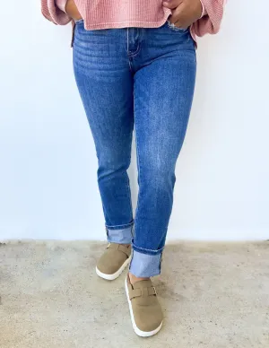 A New Woman High Rise Straight Leg Jeans