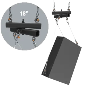 Adaptive Technologies Group SB-18 Speaker and Line Array Rigging Swivel Beam - 18"