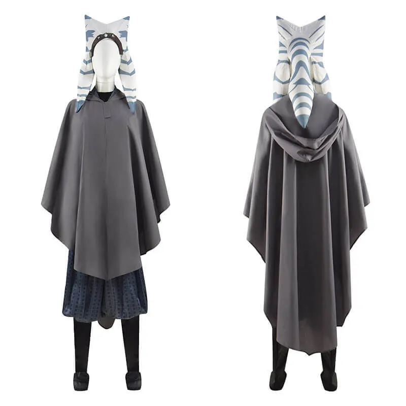 Ahsoka Tano Costumes Star Wars Mandalorian Ahsoka Halloween Cosplay Outfit BEcostume