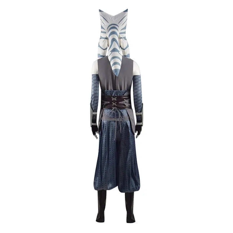 Ahsoka Tano Costumes Star Wars Mandalorian Ahsoka Halloween Cosplay Outfit BEcostume