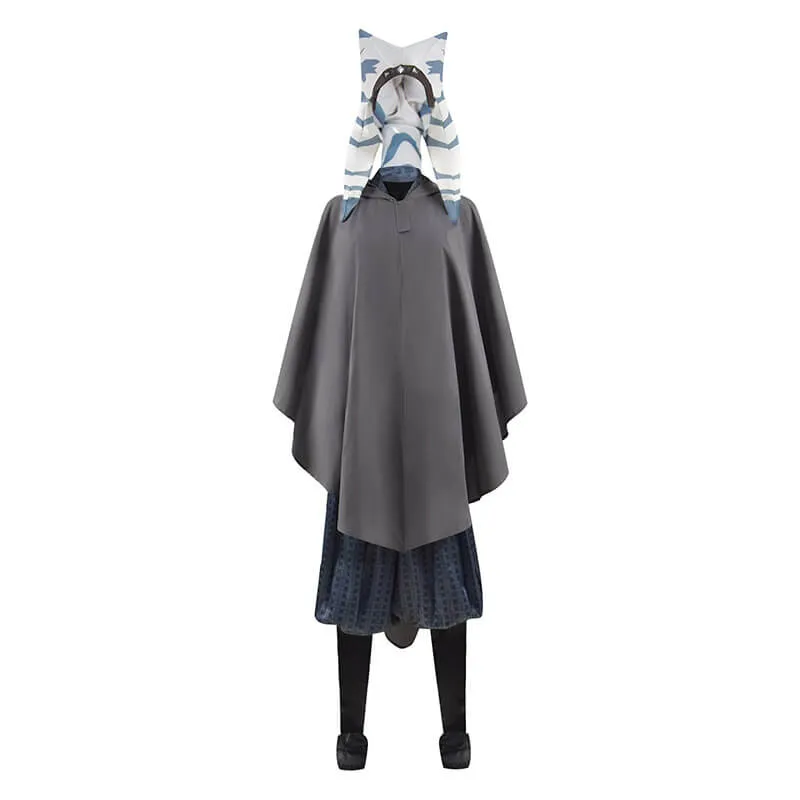 Ahsoka Tano Costumes Star Wars Mandalorian Ahsoka Halloween Cosplay Outfit BEcostume