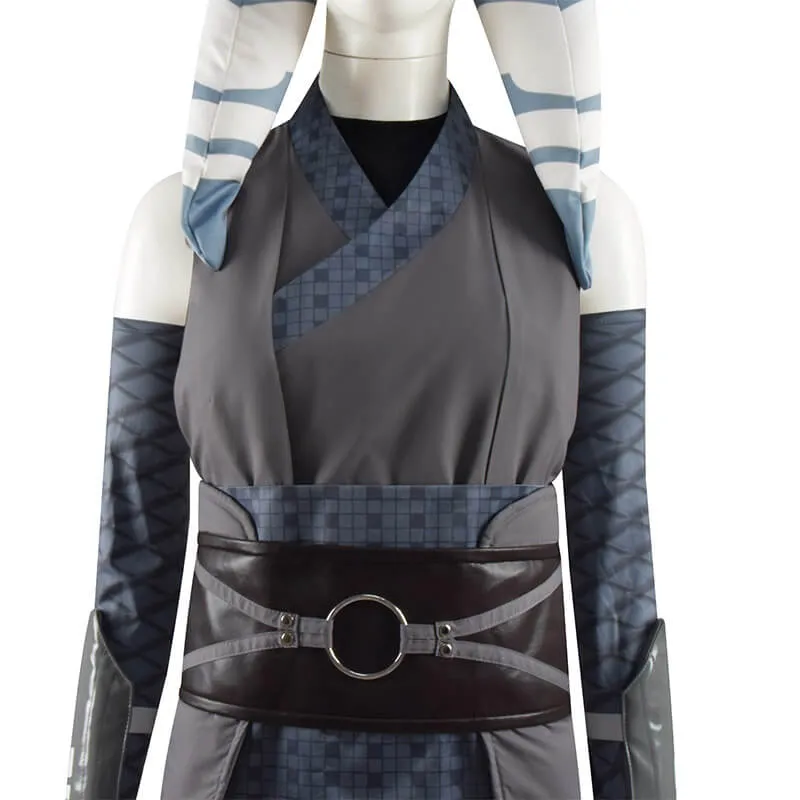 Ahsoka Tano Costumes Star Wars Mandalorian Ahsoka Halloween Cosplay Outfit BEcostume