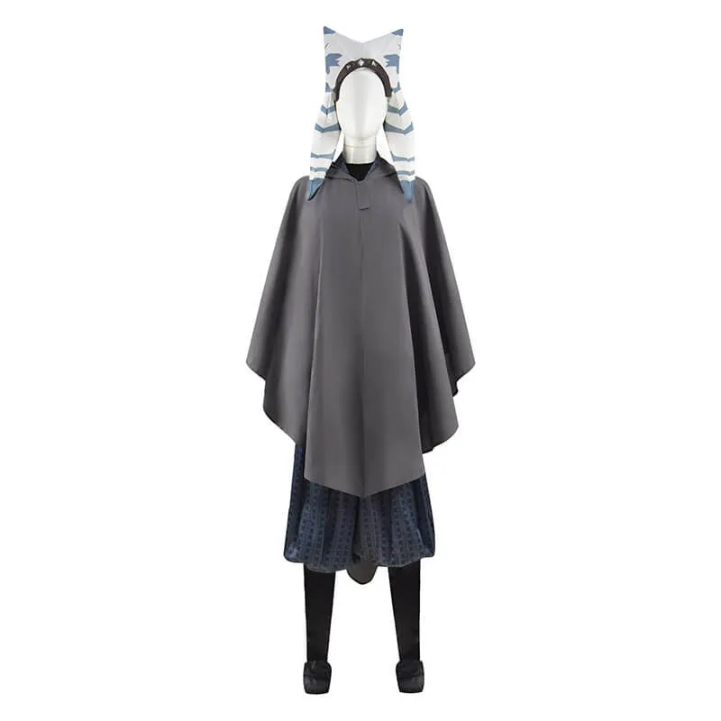 Ahsoka Tano Costumes Star Wars Mandalorian Ahsoka Halloween Cosplay Outfit BEcostume