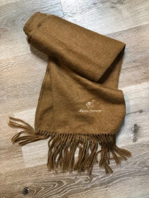 Alpaca Camargo Brown Alpaca Wool Scarf SOLD