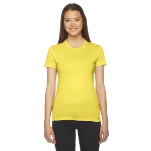 American Apparel Women's Sunshine Fine Jersey Short-Sleeve T-Shirt