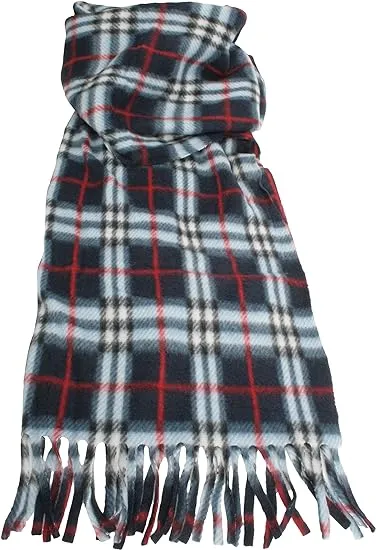 Atano Mens Fine Soft Fleece Scarf with Tassel Ends