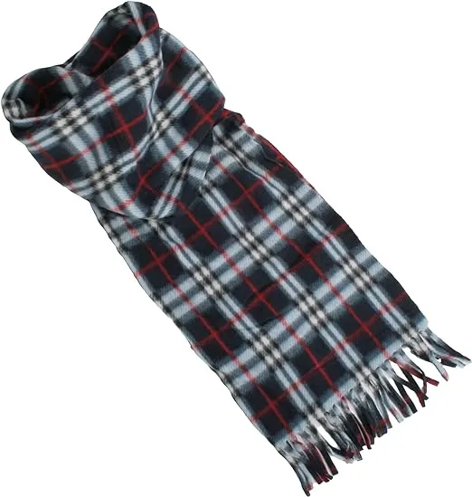 Atano Mens Fine Soft Fleece Scarf with Tassel Ends
