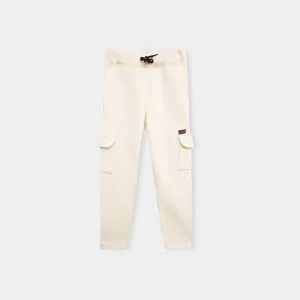 Badge 4 pocket trouser in fleece fot kids
