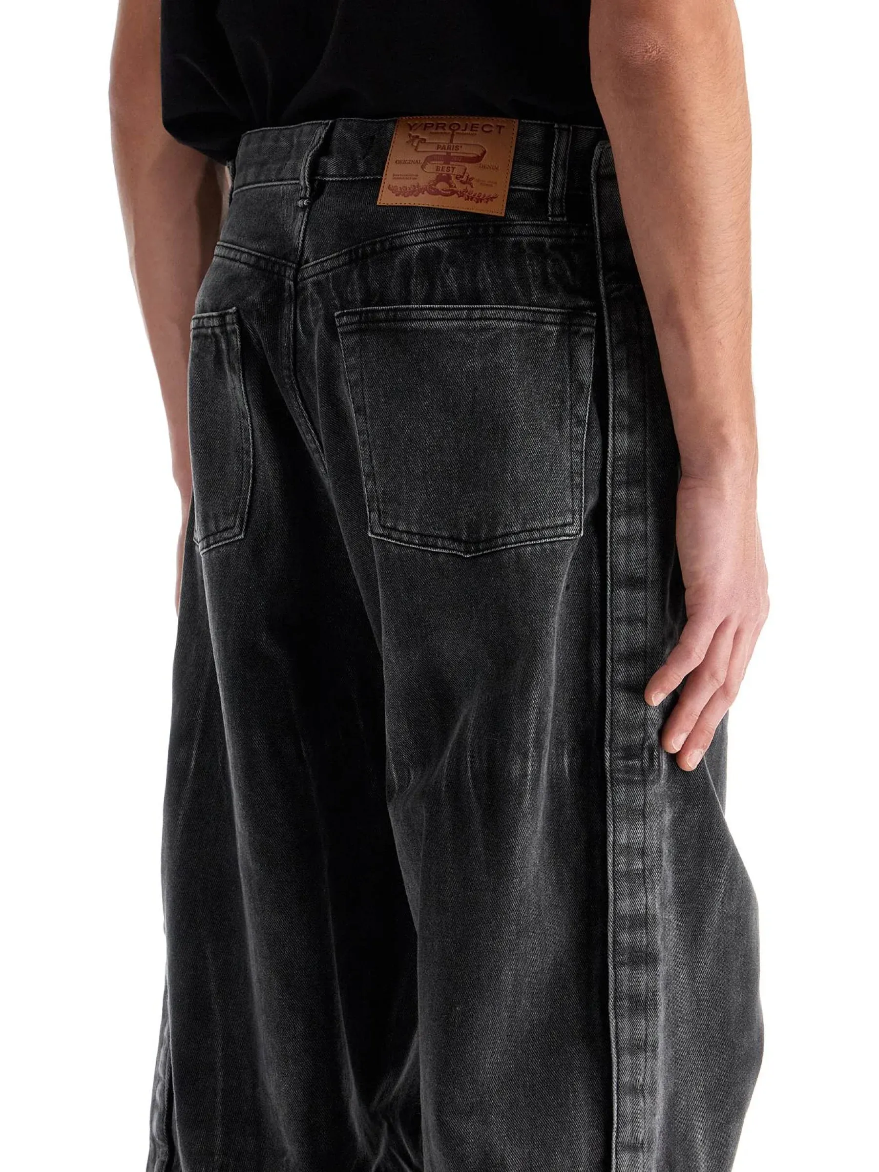 Baggy Convertible Denim Jeans