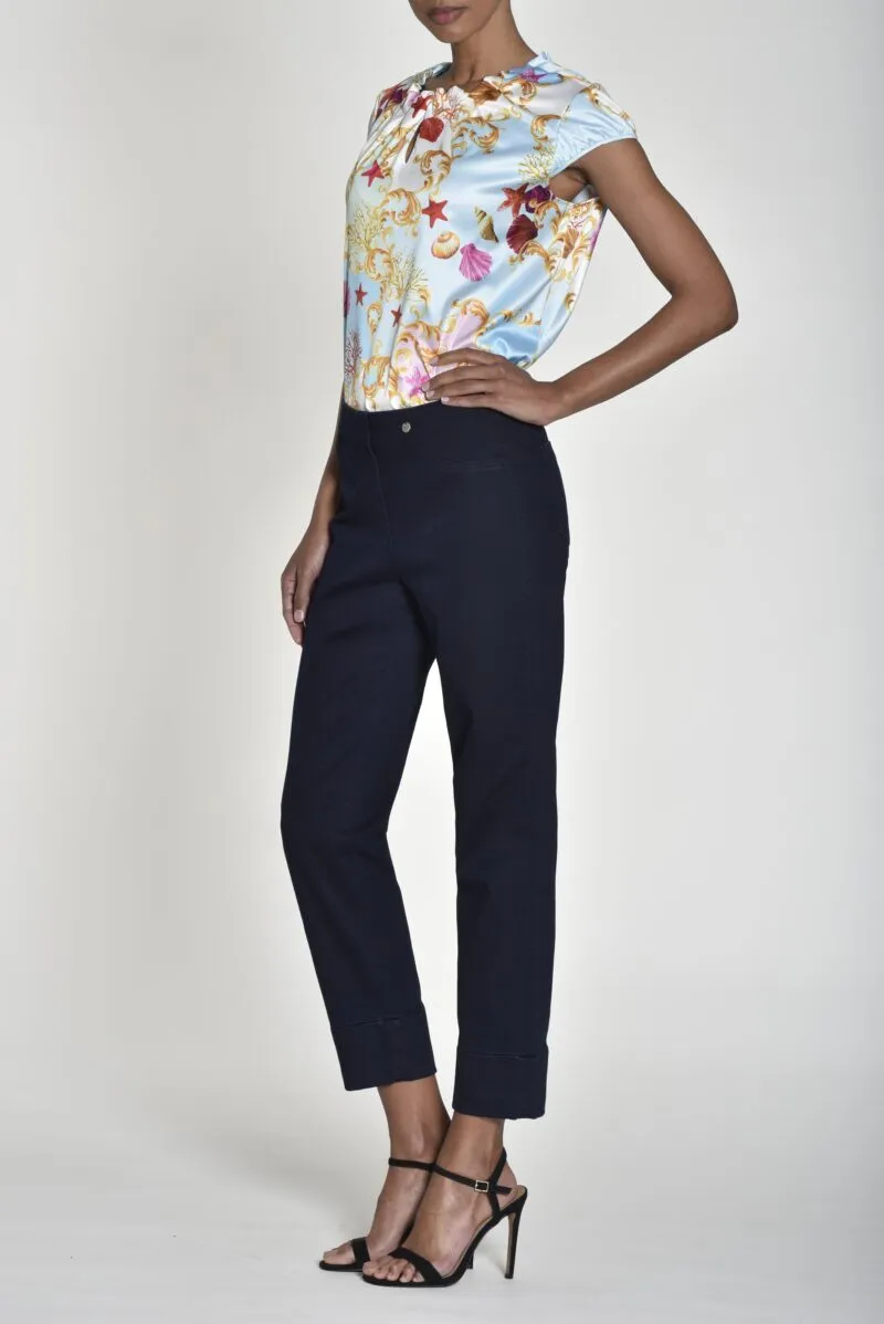 Bella 09 Trousers Navy Blue