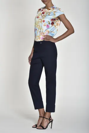 Bella 09 Trousers Navy Blue