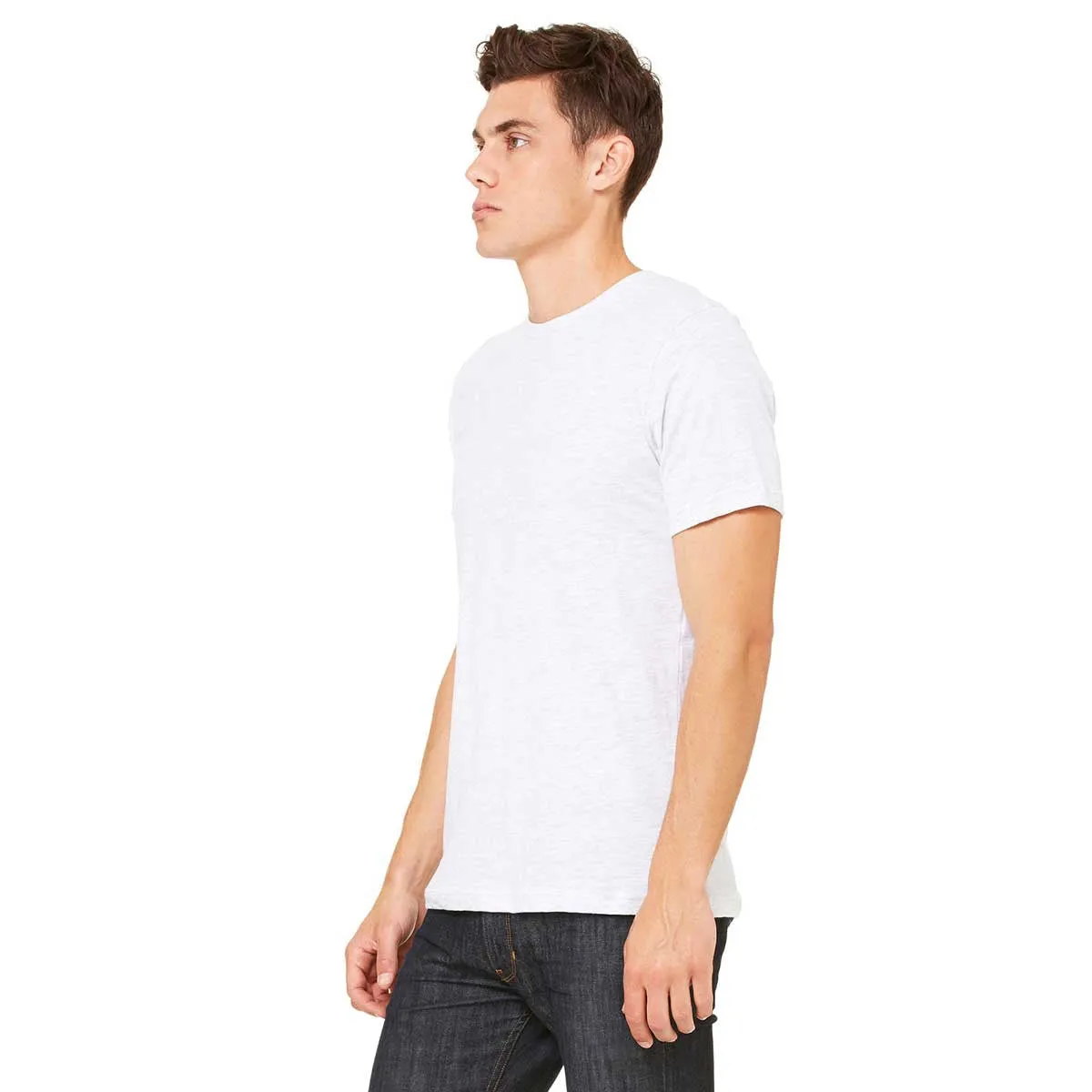Bella   Canvas Unisex Ash Made in the USA Jersey Short-Sleeve T-Shirt