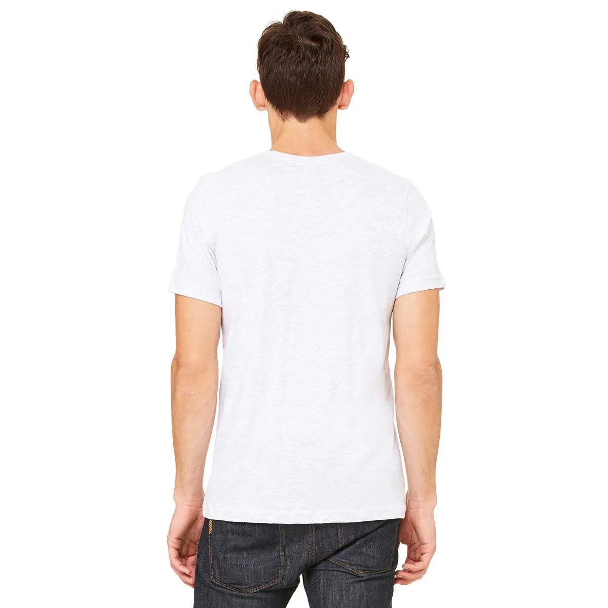 Bella   Canvas Unisex Ash Made in the USA Jersey Short-Sleeve T-Shirt