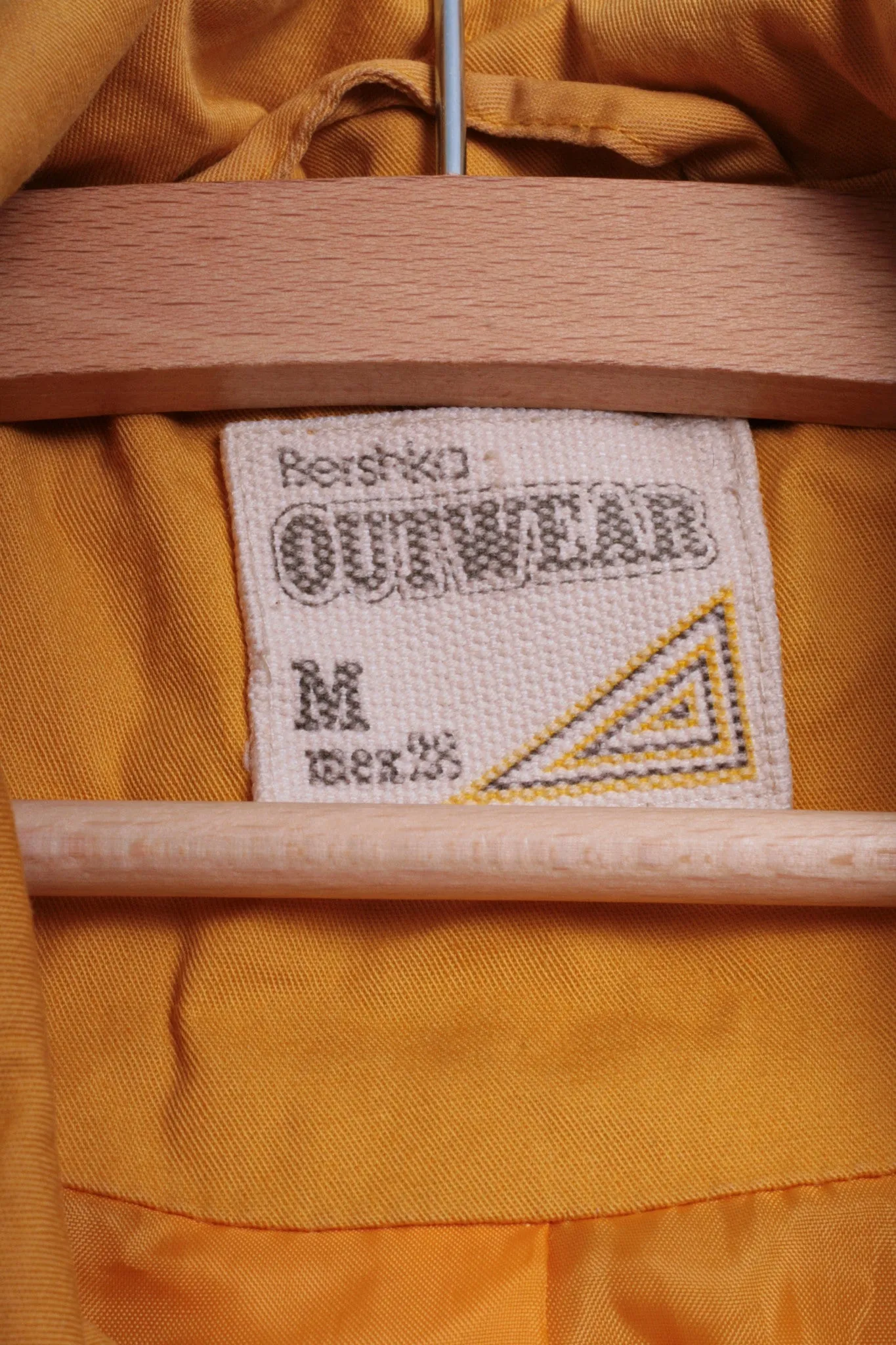 Bershka Outwear Womens M Light Coat Jacket Oversize Buttons Yellow
