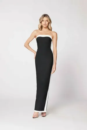 Bianca & Bridgett Ashley Gown in Black White