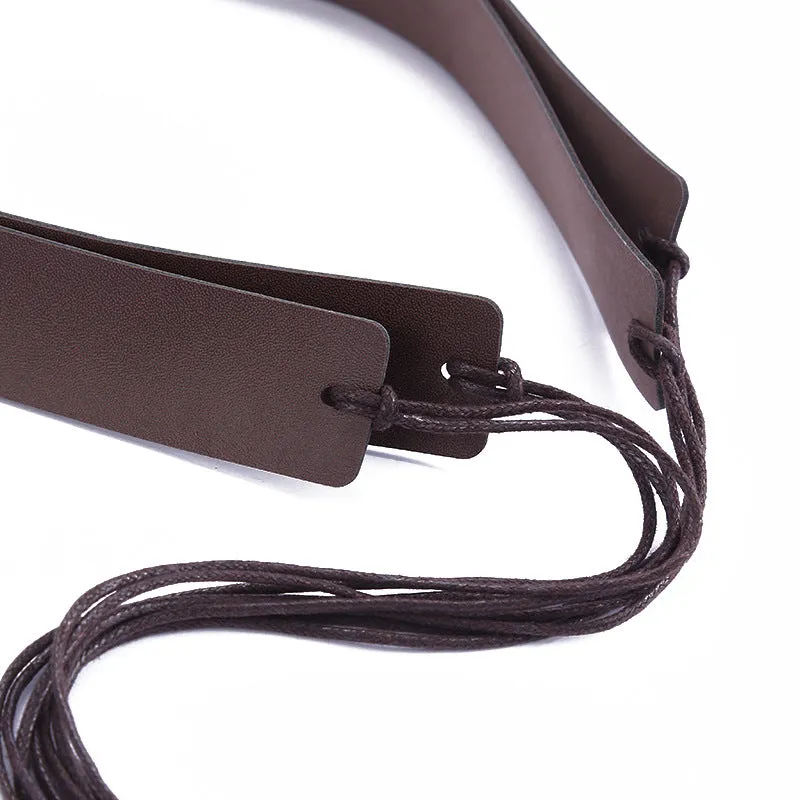 Bison Head Leather Cowboy Hat Bands
