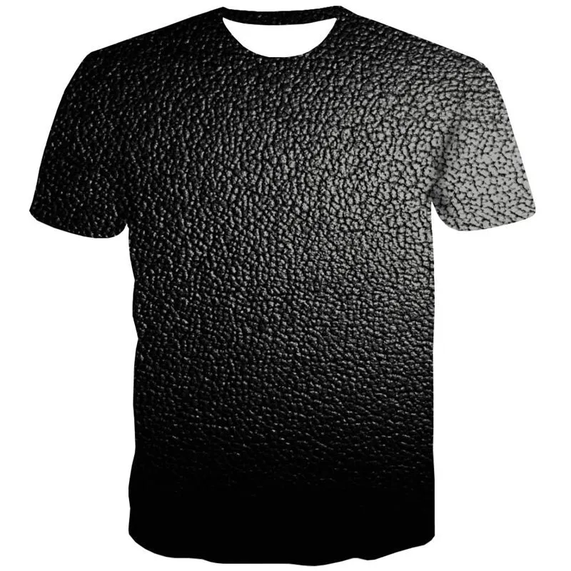 Black asphalt texture tshirts Casual special texture different men Casual art costume