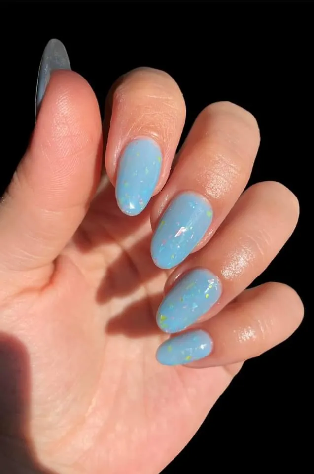 Blue Sugar Rubber Base Coat Gel