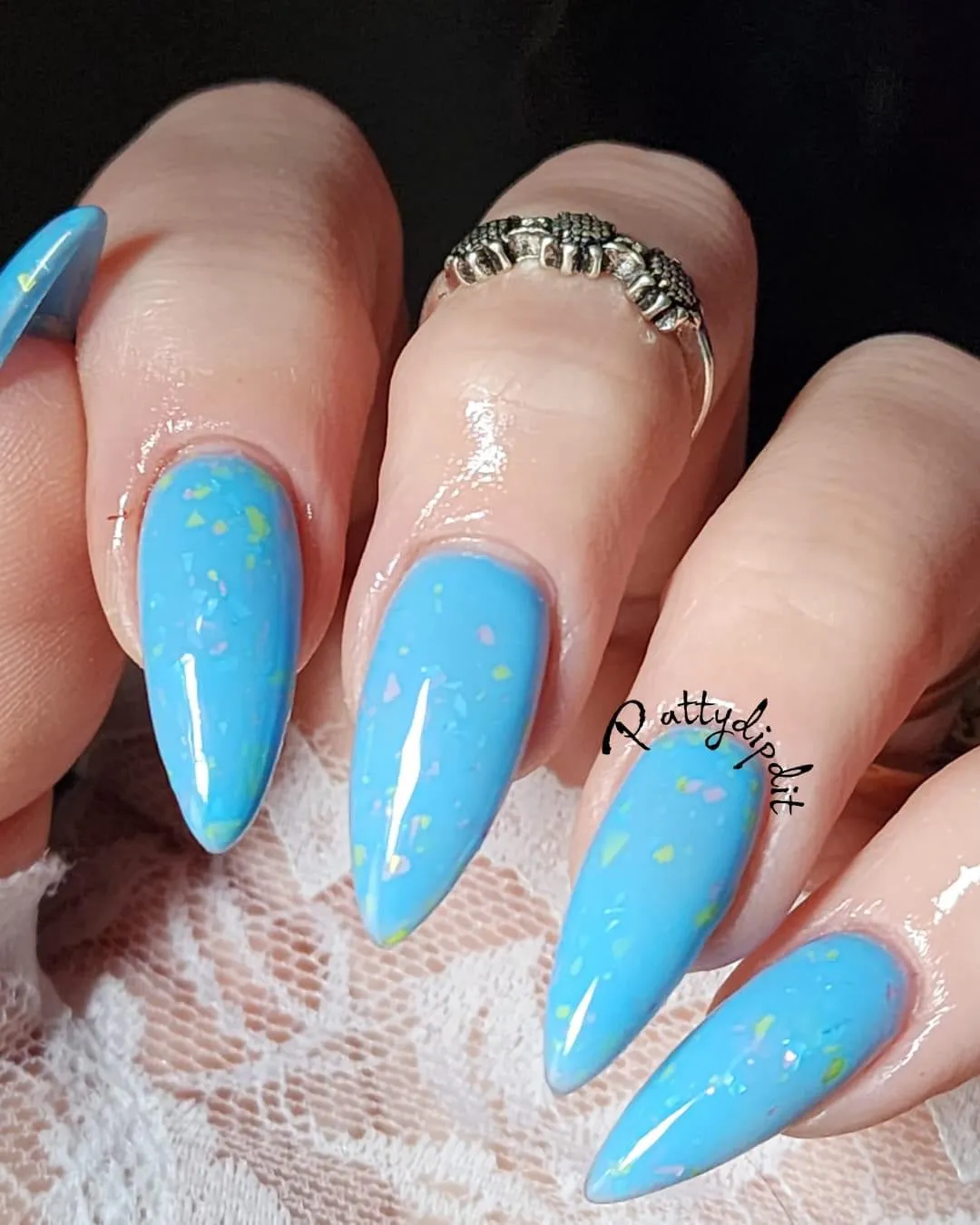 Blue Sugar Rubber Base Coat Gel