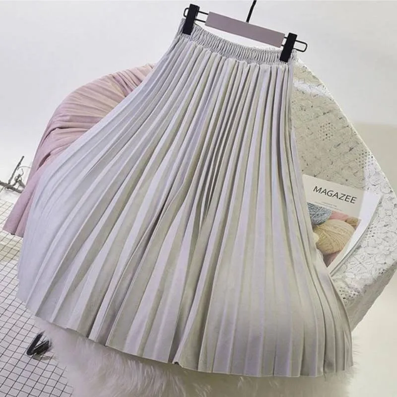 Bohemian Skirt - Suede Pleated