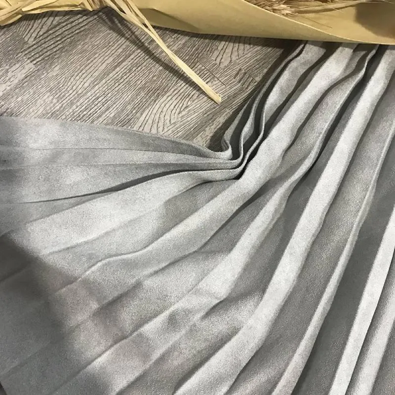 Bohemian Skirt - Suede Pleated