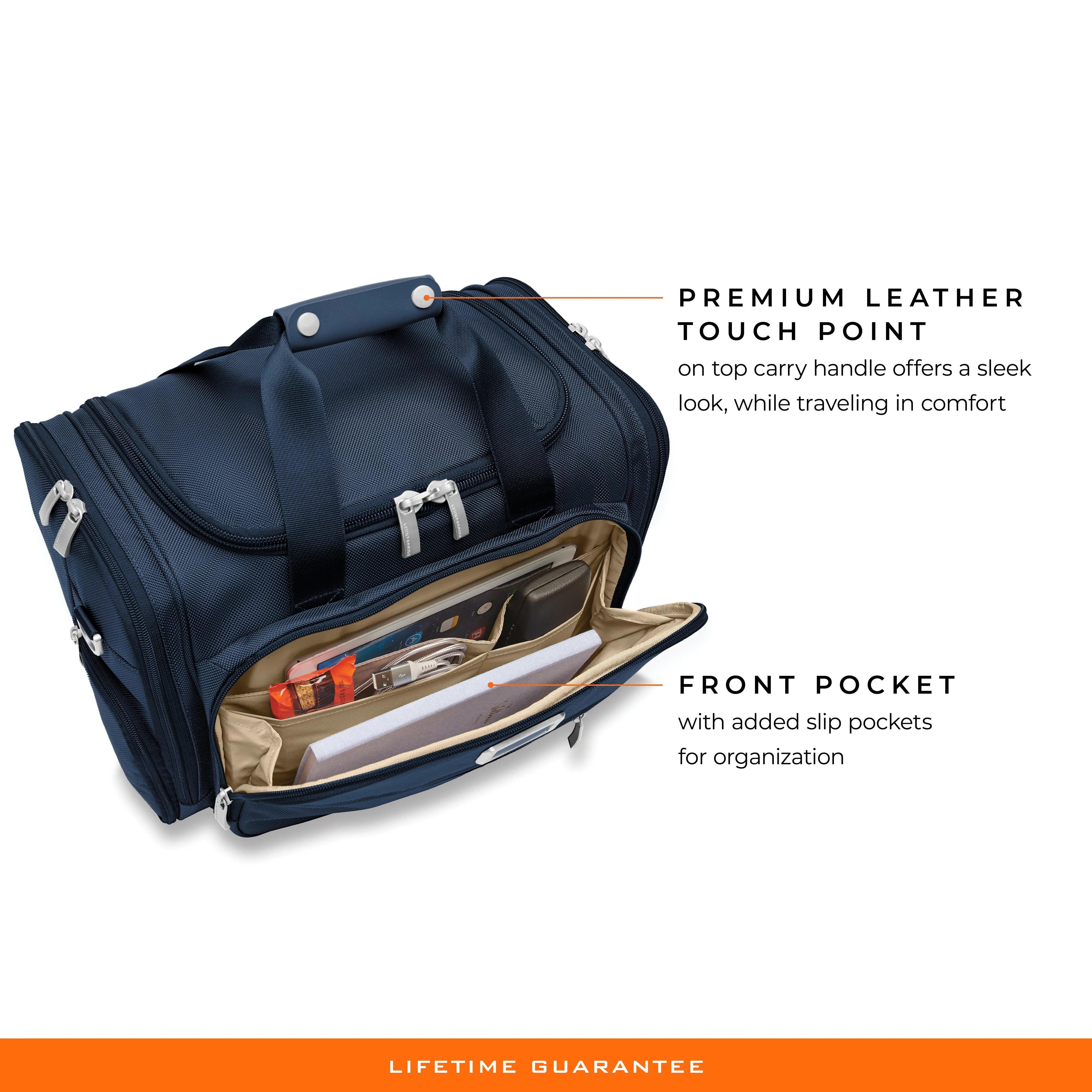 Briggs & Riley Baseline Under seat Duffle  - Navy