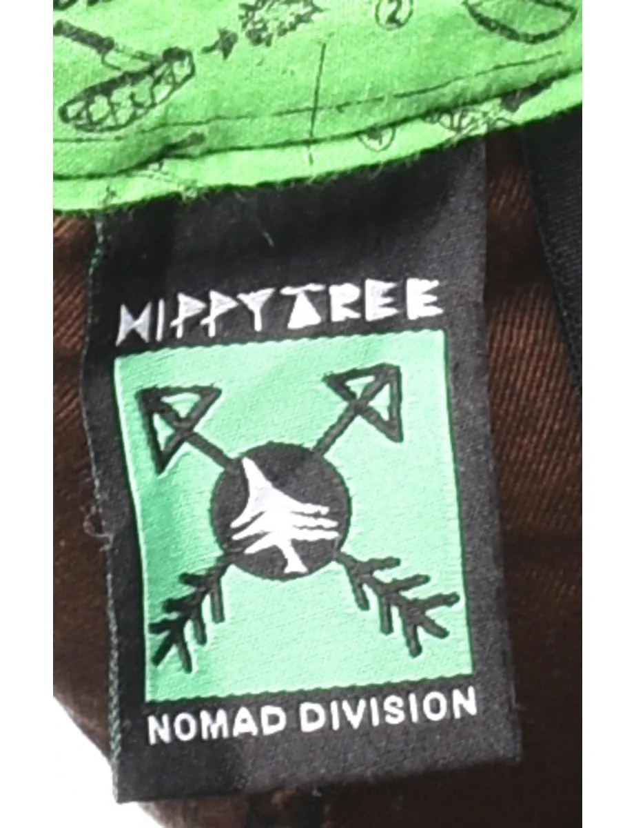 Brown & Green Straight-Fit Trousers - W34 L33
