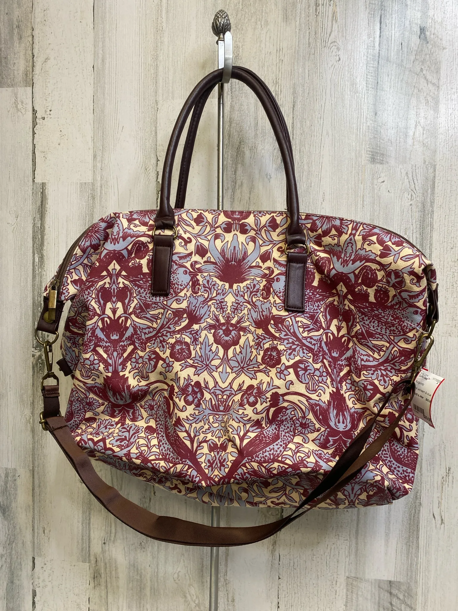 Burgundy Duffle Bag