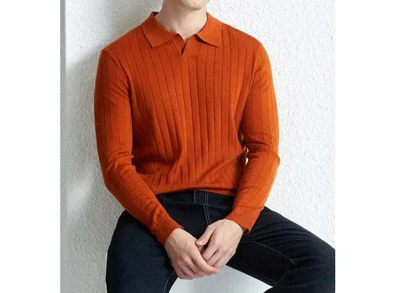 Casual wool autumn sweater