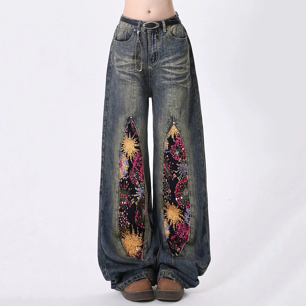 Celestial Magic Wide Leg Jeans